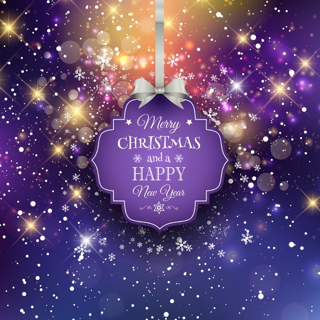 Бесплатное векторное изображение Декоративный фон на рождество и новый год