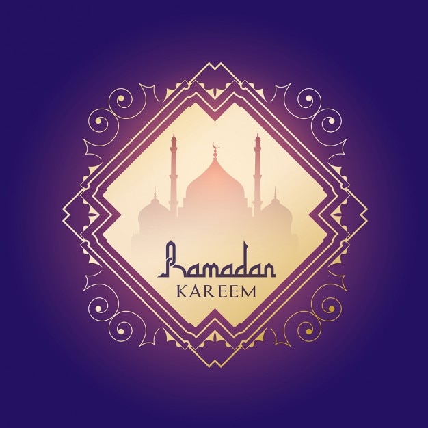 Vettore gratuito sfondo decorativo per il ramadan