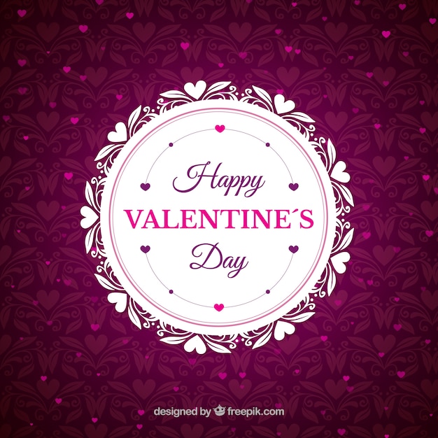 Decorative background of valentine