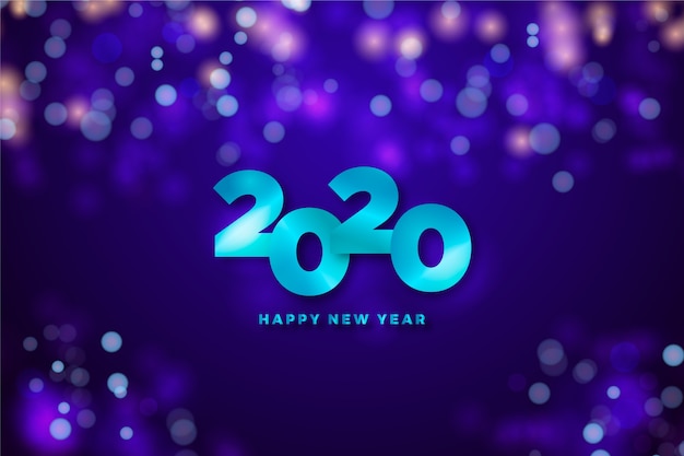 Decorative background with new year date