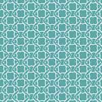 Free vector decorative background with a teal and white pattern