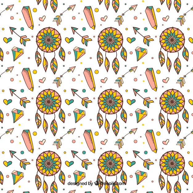 Decorative boho pattern