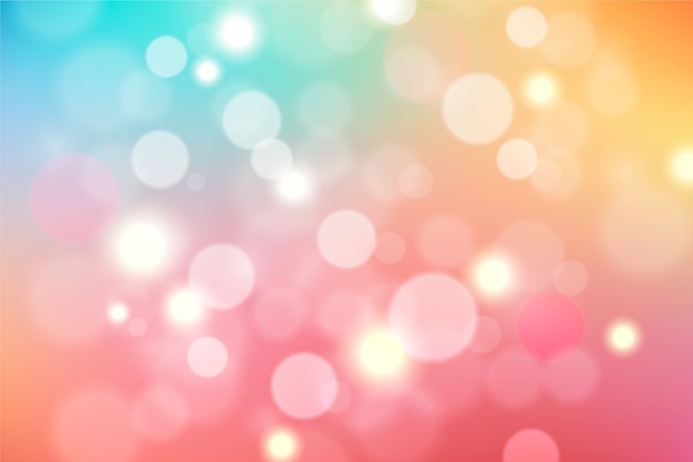 Free vector decorative bokeh effect background