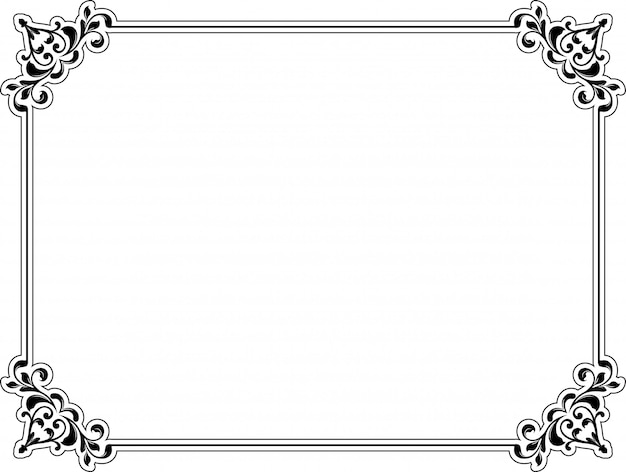 Black border Vectors & Illustrations for Free Download | Freepik