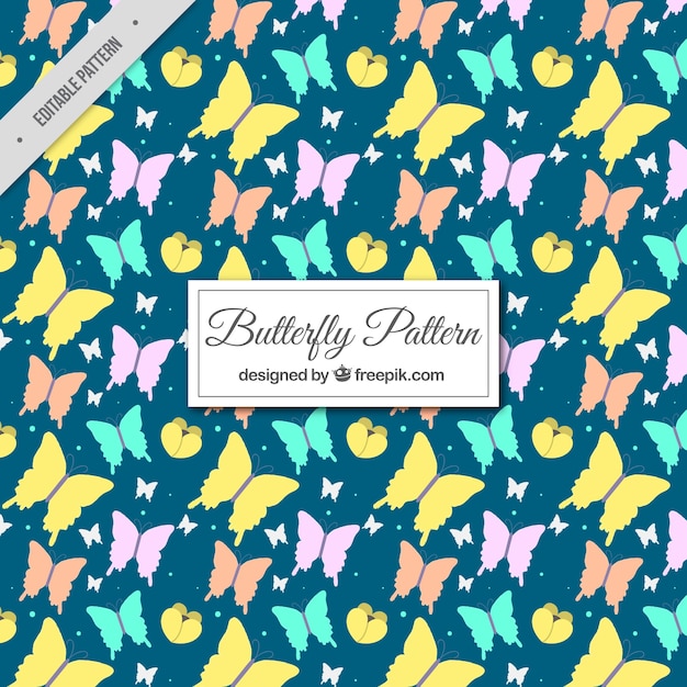 Decorative butterflies pattern