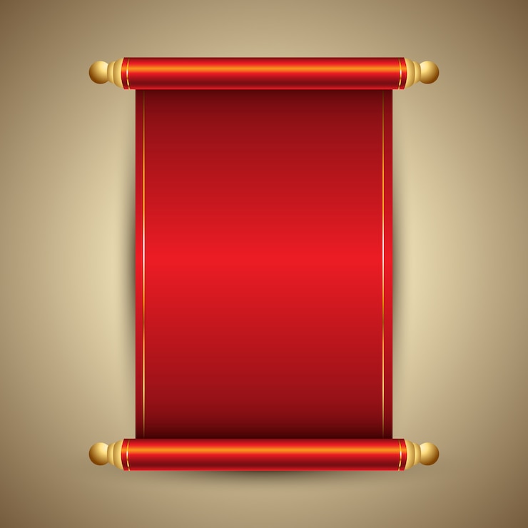 Free Vector decorative chinese style scroll design