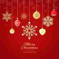 Free vector decorative christmas background