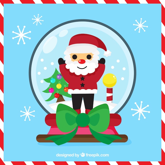 Free vector decorative christmas snowball