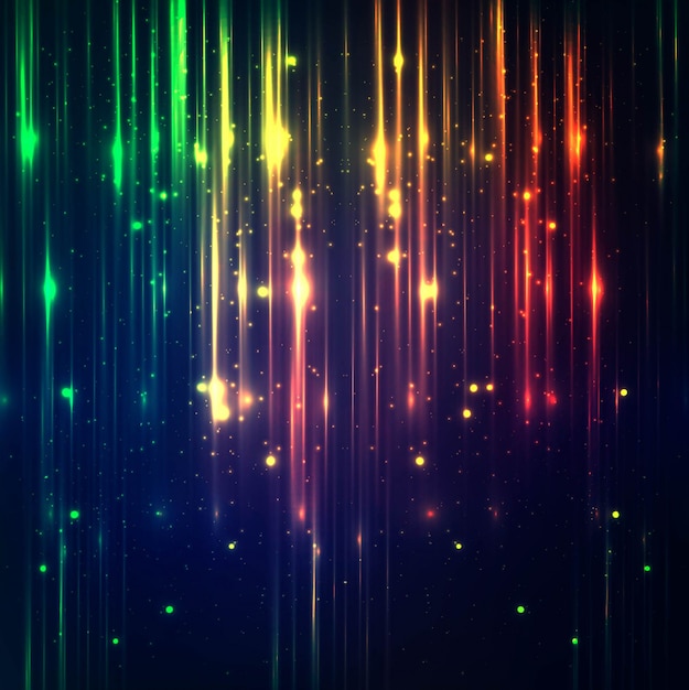 Decorative colorful shiny lights background