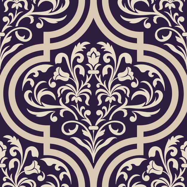 decorative damask illustration