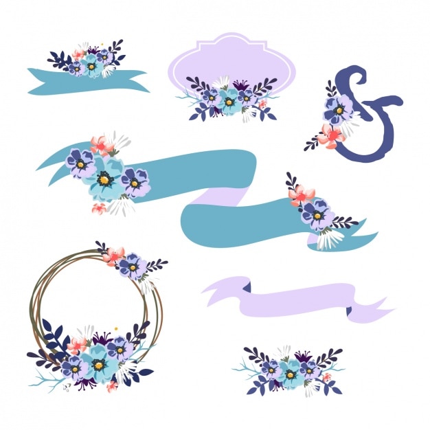 Free vector decorative elements collection