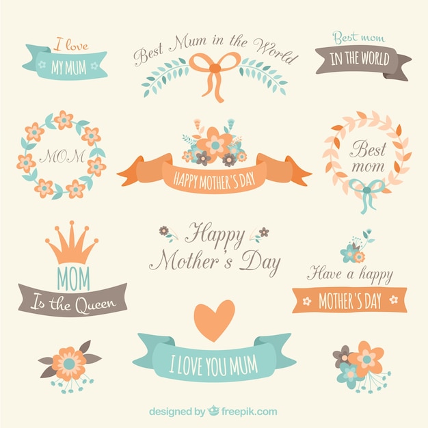 Decorative elements for mothers day