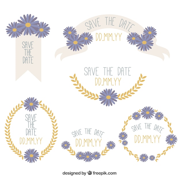 Decorative elements for a wedding