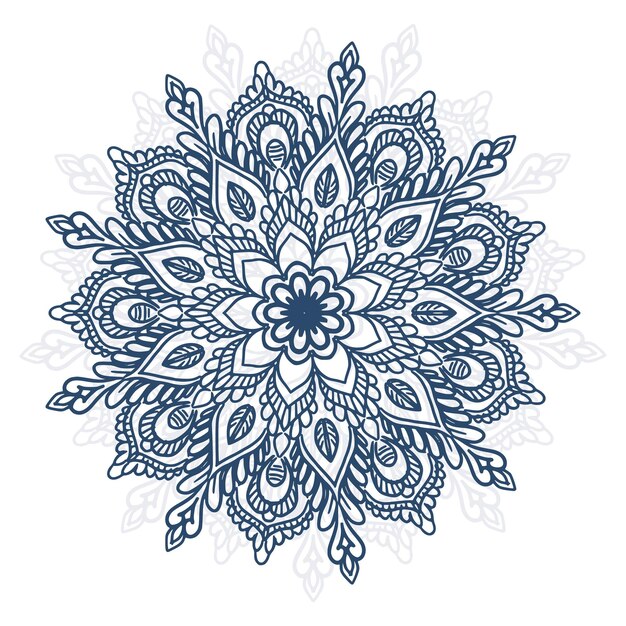 Decorative ethnic mandala pattern design