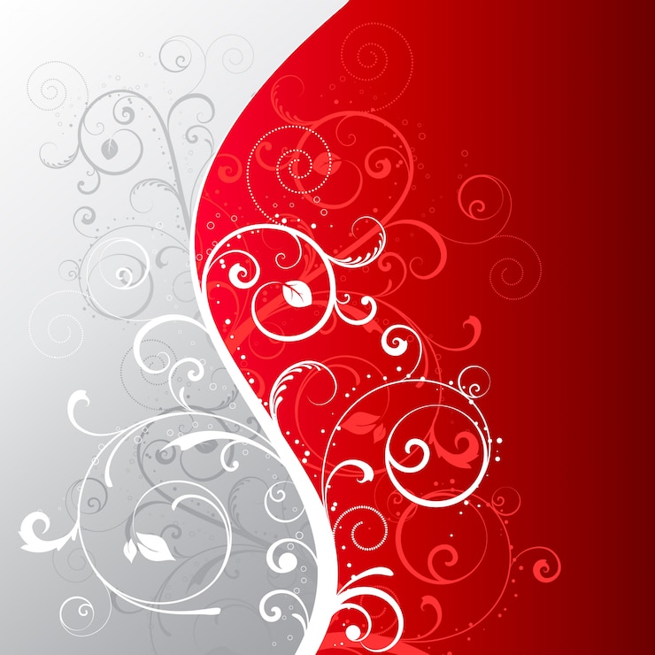Free Vector decorative floral abstract background