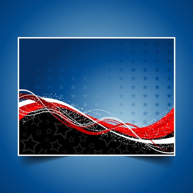 Free Vector decorative fourth of july background