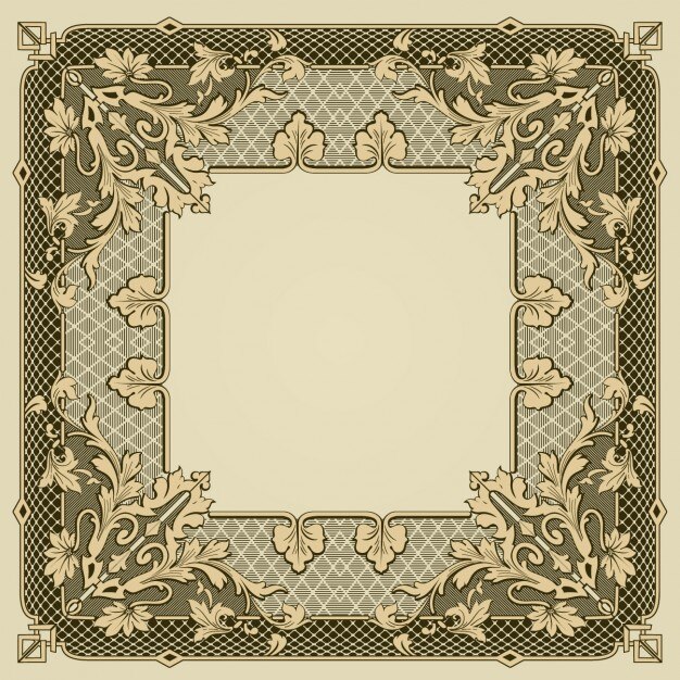 Free vector decorative frame design