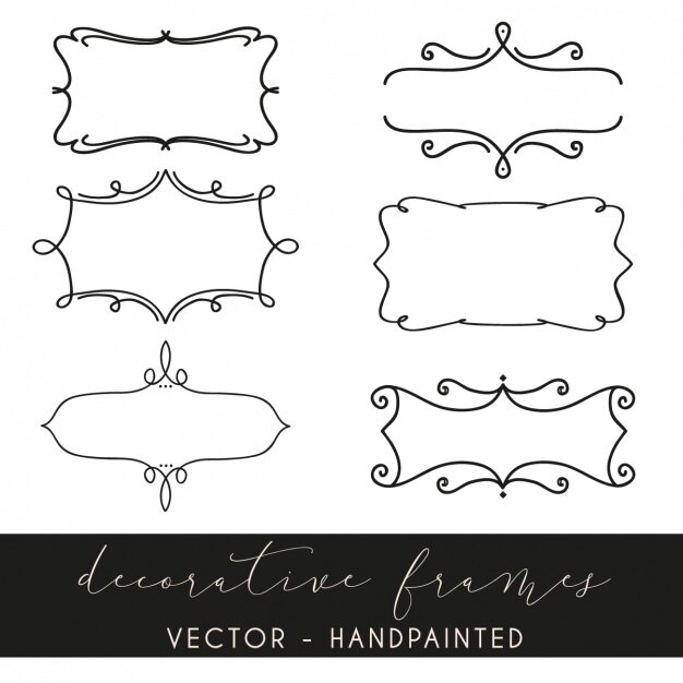 Decorative frames collection