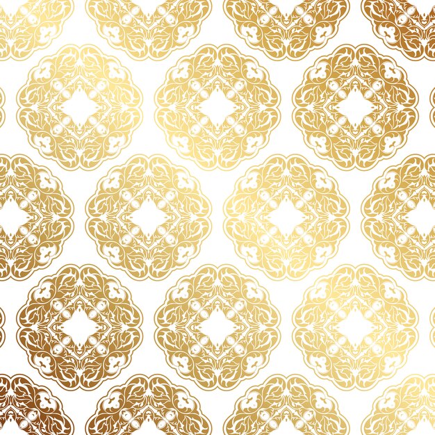 Decorative gold pattern background 