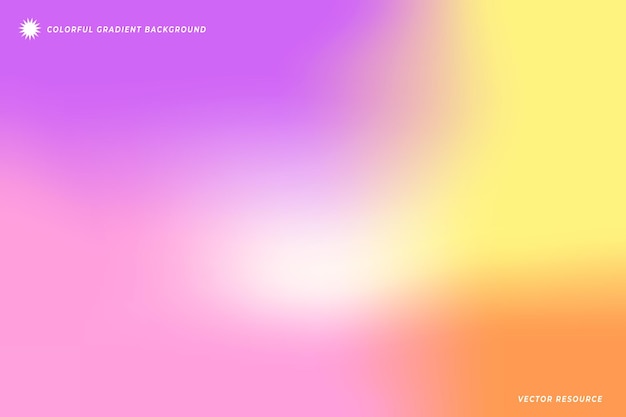 Decorative gradient background with vivid colors