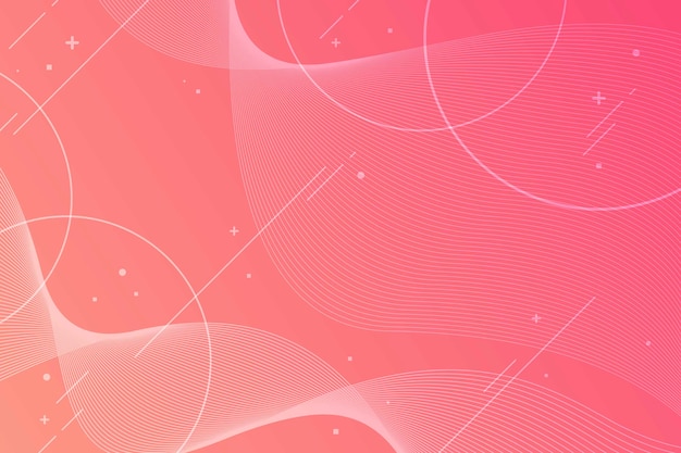 Decorative gradient wavy wallpaper