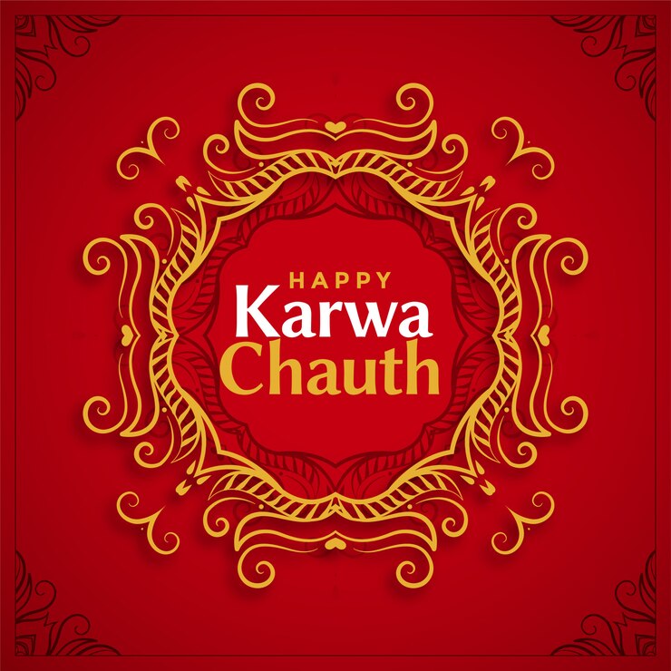 मुफ़्त वेक्टर decorative happy karwa chauth festival greeting design