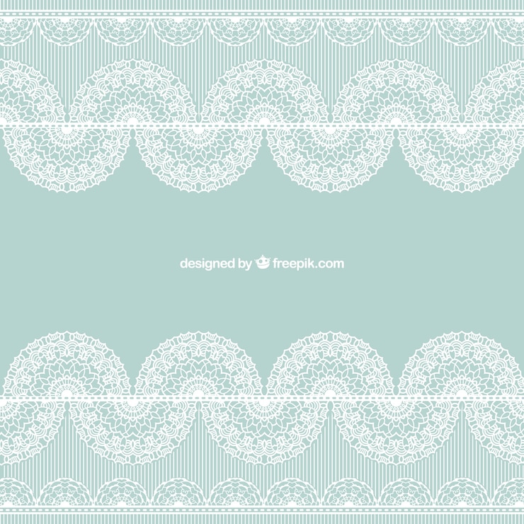 Free Vector decorative lacy background