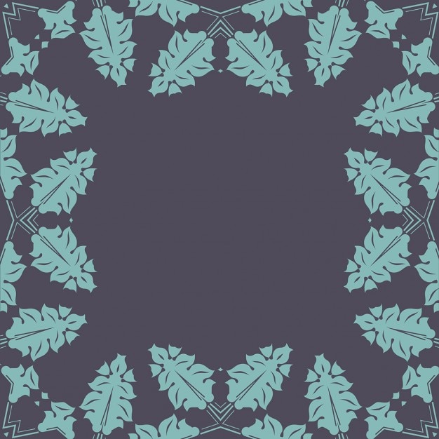 Free Vector decorative leaves background