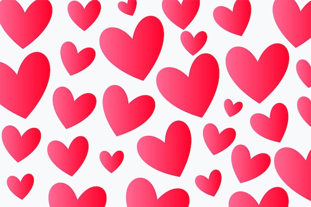 장식적 인 사랑 심장 패턴은 특별한 메시지를위한 배경입니다.