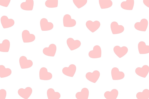 Free Vector decorative love heart pattern for valentines greeting card