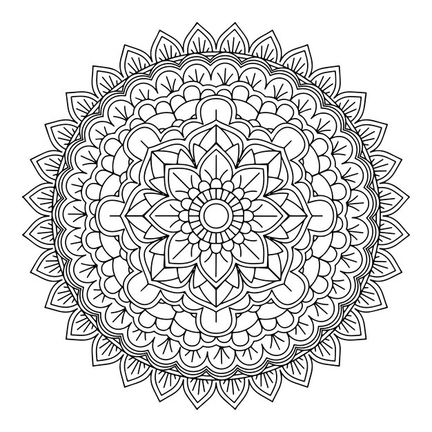 Decorative mandala design background