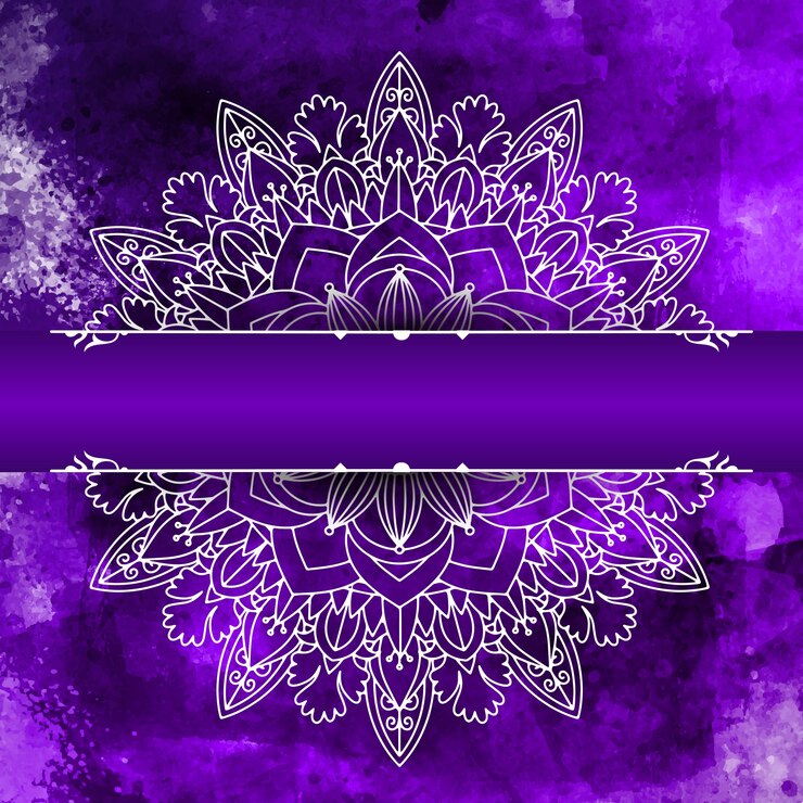 मुफ़्त वेक्टर decorative mandala design on a watercolour background