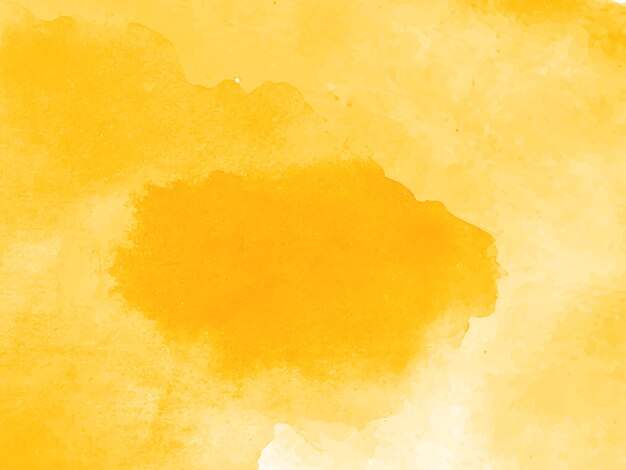 Decorative modern yellow watercolor texture background 