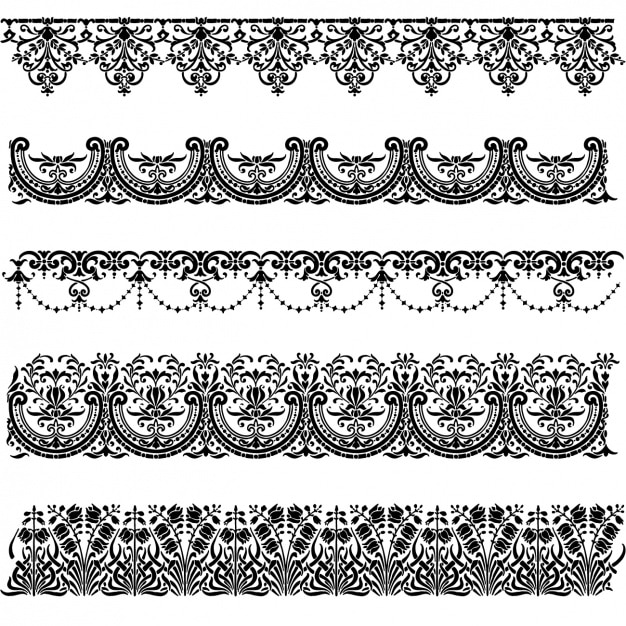 Free vector decorative ornaments collection