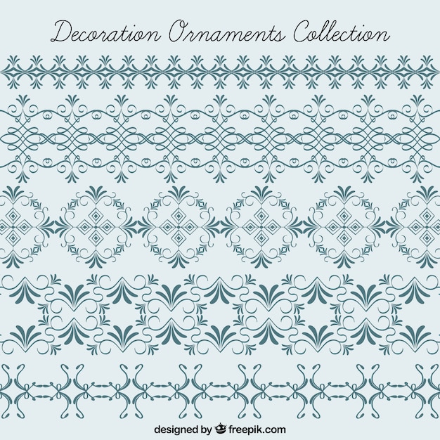 Decorative ornaments collection