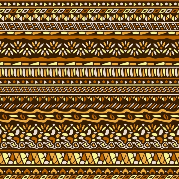 Decorative pattern in tribal style