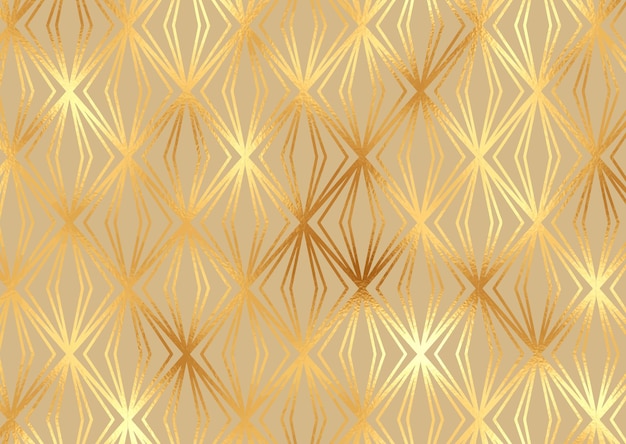 Free vector decorative pattern with a gold foil texture