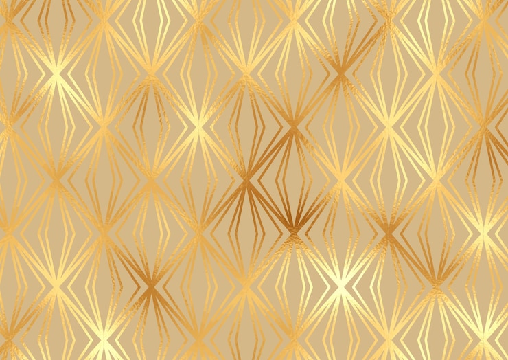 Free Vector decorative pattern with a gold foil texture
