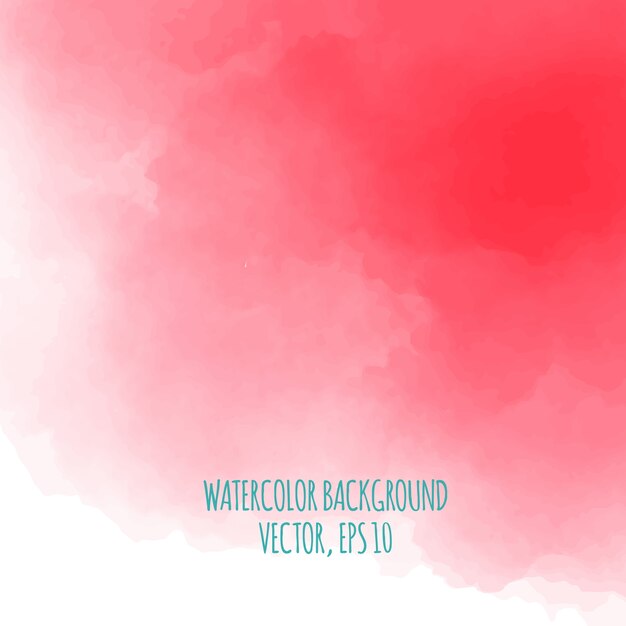 Decorative red watercolor background