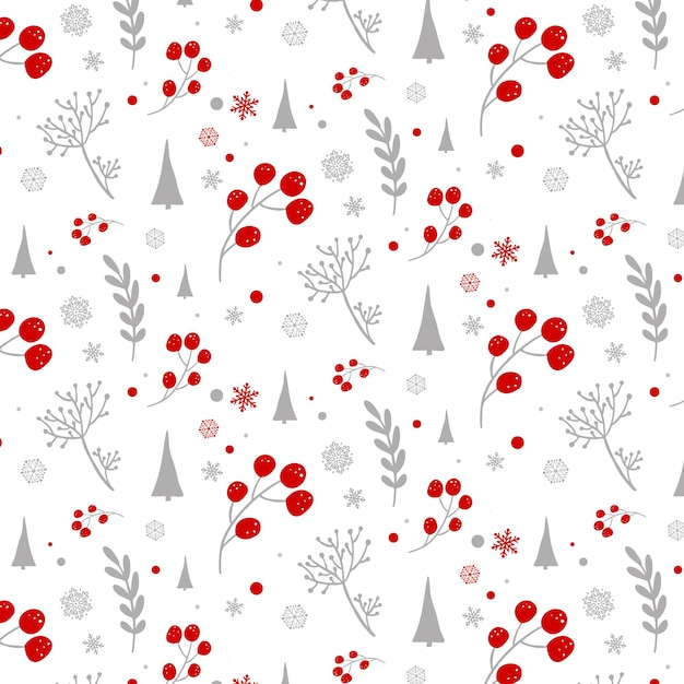 装飾的なスカンジ スタイル クリスマス パターン デザイン