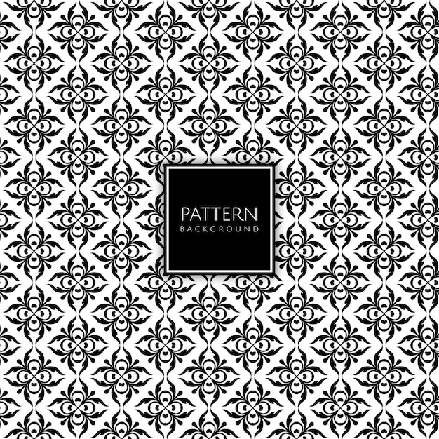Decorative seamless tiled pattern design background