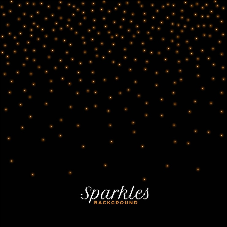 Free Vector decorative and shiny sparkle dark background design