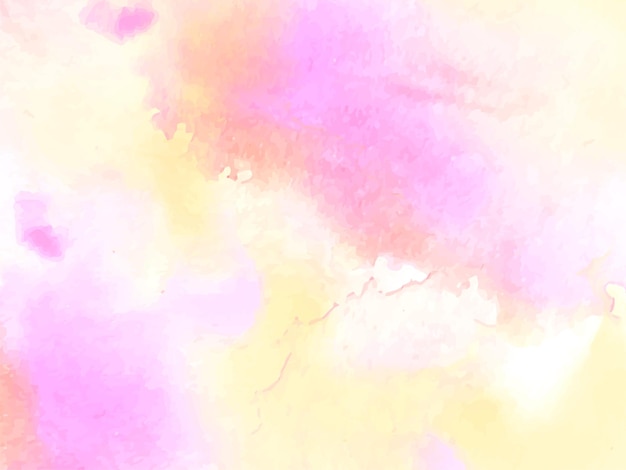 Free vector decorative soft colorful pink watercolor texture design background