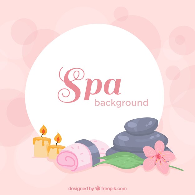 Decorative spa background