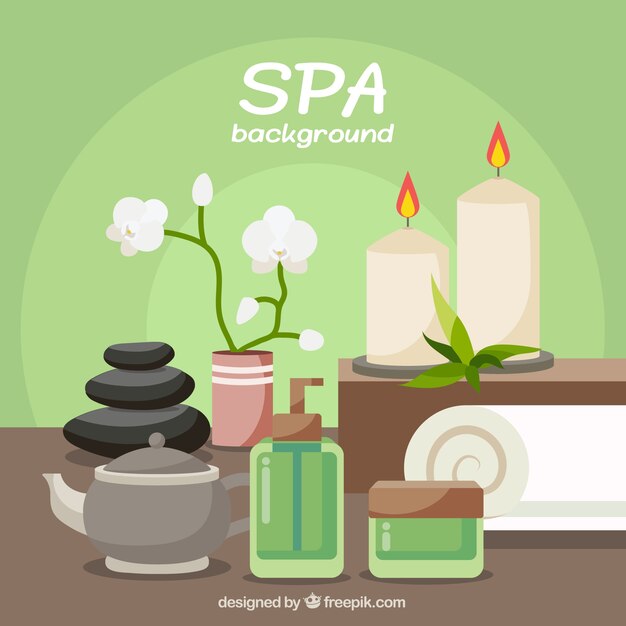 Decorative spa background