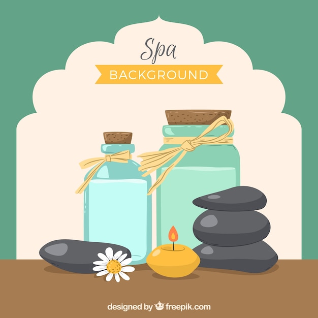 Free vector decorative spa background