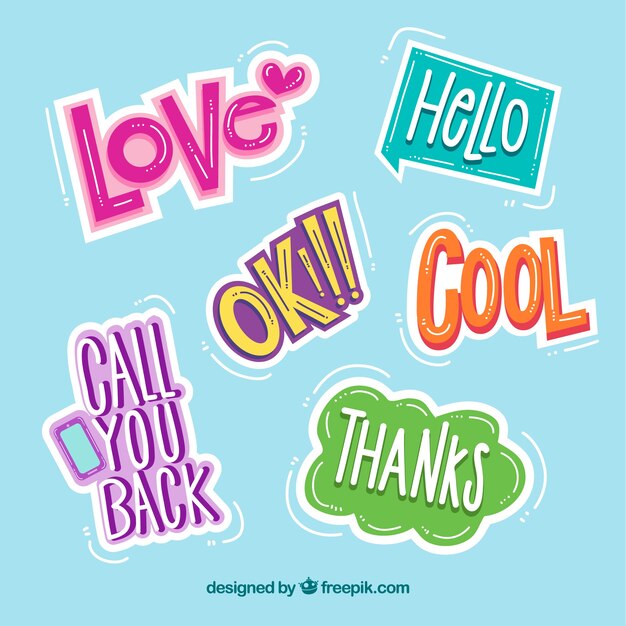 Decorative sticker collection