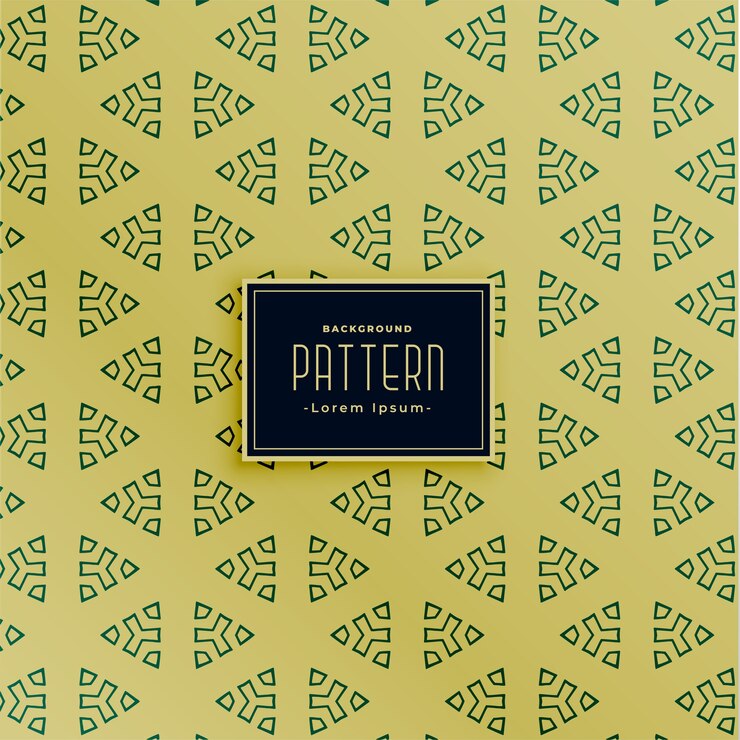 Free Vector decorative triangle shape seamless pattern design