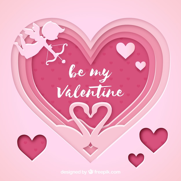 Decorative valentine background