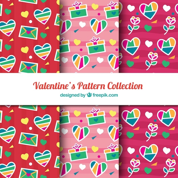 Free vector decorative valentine background